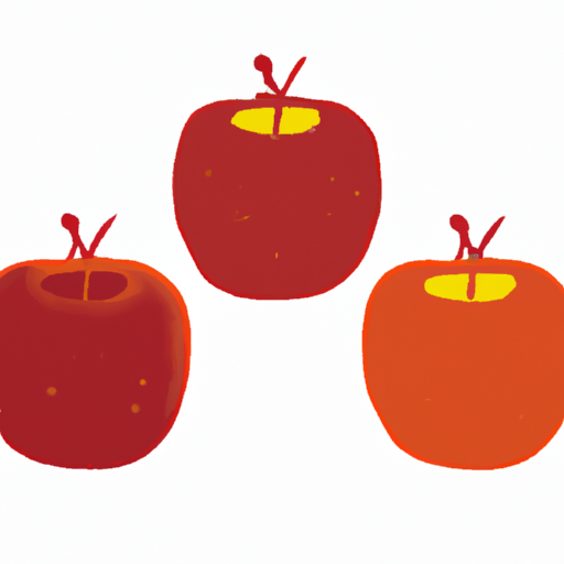 画三个个苹果(3张)